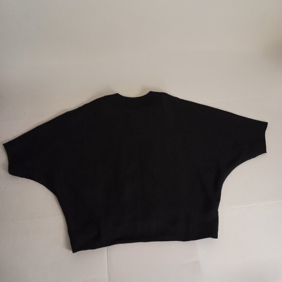 Cartonnier Anthropologie Black Oversized Cropped Jacket Size Small/Medium - Picture 13 of 14